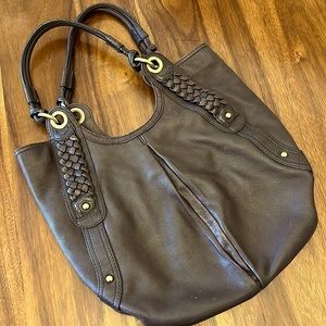 Banana Republic soft brown leather bag